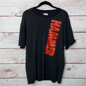 Vintage Single Stitch Hanes Heavy Weight Random Hammer T Shirt Large